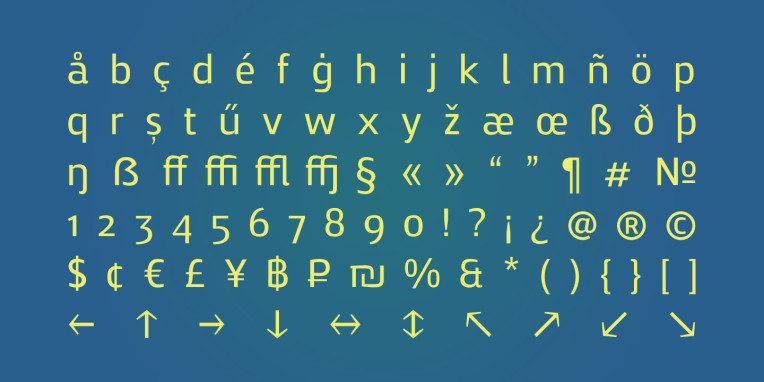 Zosimo typeface